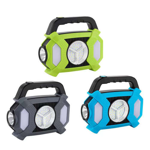 Solar COB camping lamp camping lamp USB emergency power bank