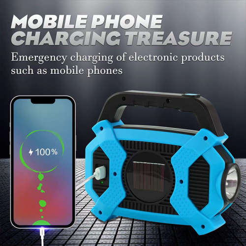 Solar COB camping lamp camping lamp USB emergency power bank