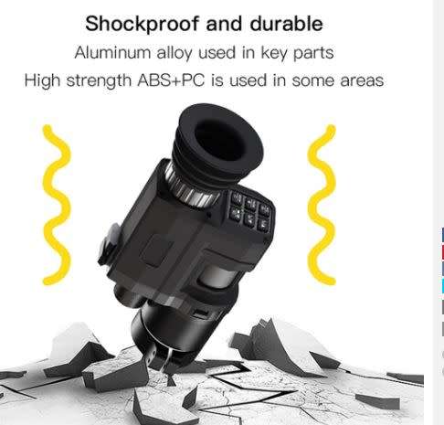 With 4x Digital Zoom, Wifi Digital Night Vision Binoculars, IP54