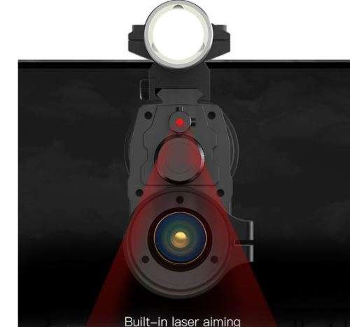 With 4x Digital Zoom, Wifi Digital Night Vision Binoculars, IP54