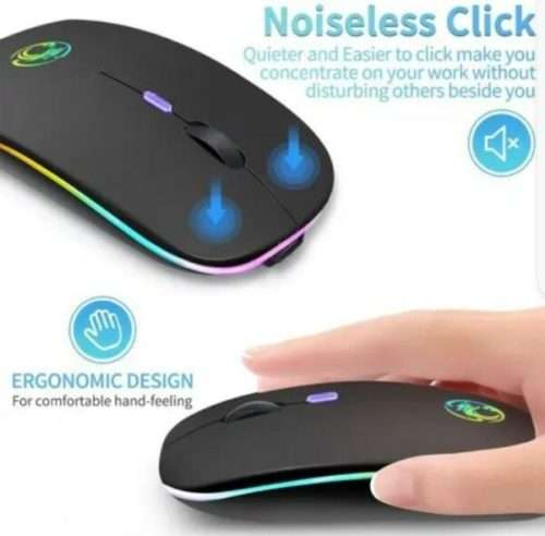 Mini Optical Mouse 2.4G LED Wireless Mouse