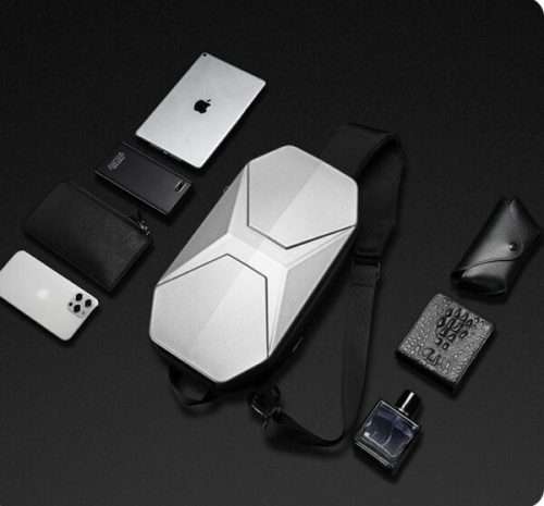Waterproof Sling Backpack Hard Shell Messenger Shoulder Bag