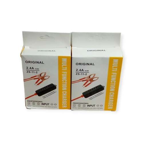 2.4A 5 USB port charging with battery cable + LED light