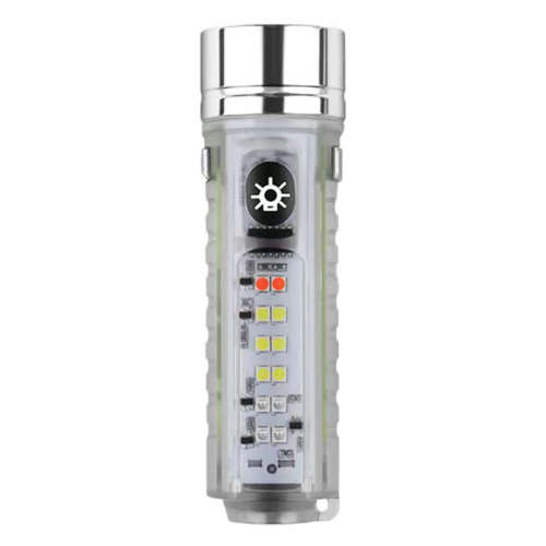 Multifunctional Flashlight with Strong Magnetic Type-C Charging