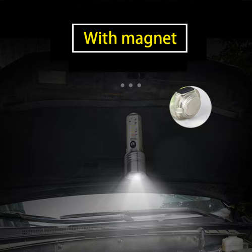 Multifunctional Flashlight with Strong Magnetic Type-C Charging
