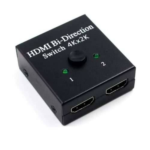 4K Switcher Splitter 2 Ports Bidirectional 1×2 / 2×1 Switcher Support Ultra HD 1080P 3D HDR HDCP