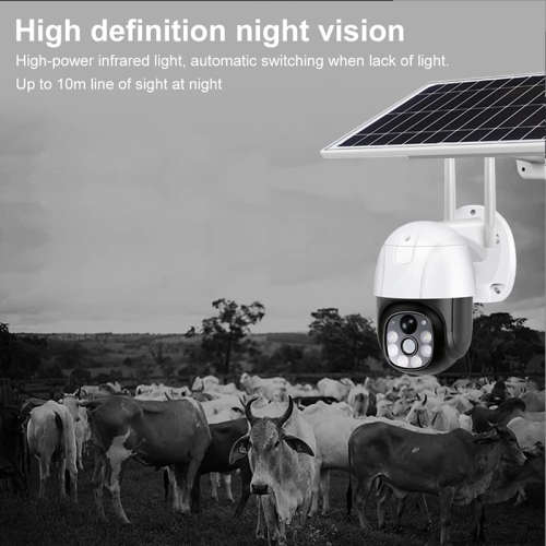 4G Solar Powered Smart Surveillance Camera V380 Pro App