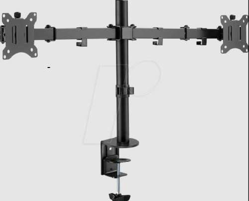 13` to 27` Dual Arm Desktop Monitor Clamp Stand