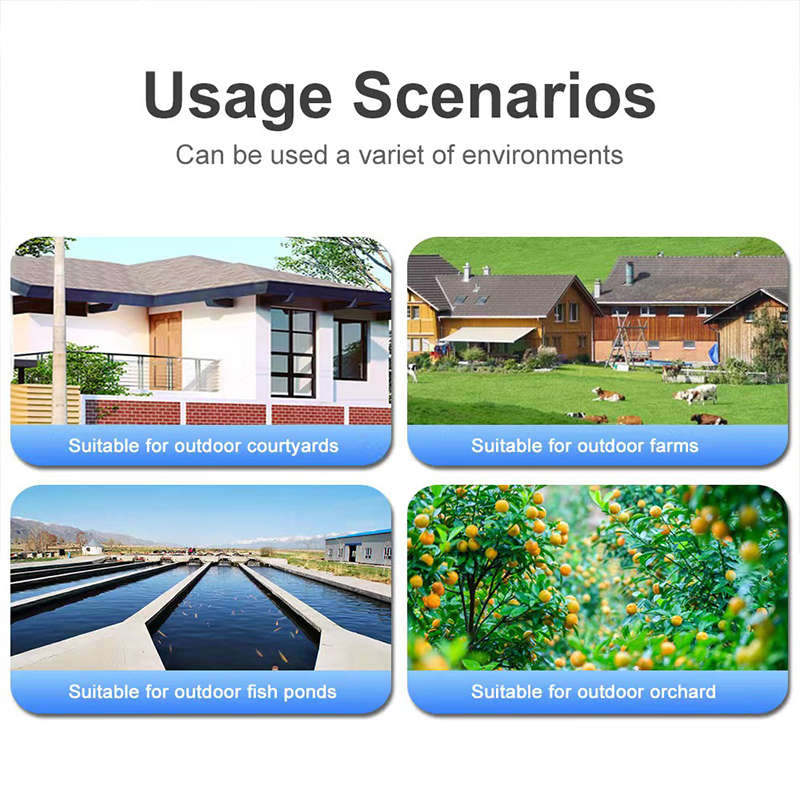 Solar Camera Wireless WIFI Outdoor Camera with Solar Panel and Extension Cord Support Infrared
