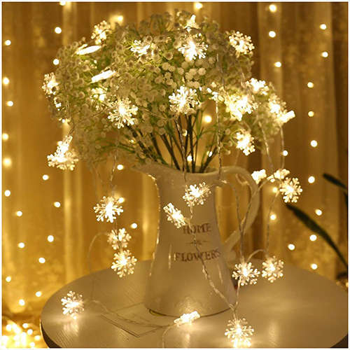 5M Light String Snowflake Shape Light String