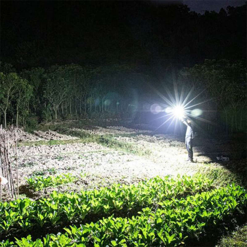 Led Flashlight With Emergency Window Breaker And Side Light