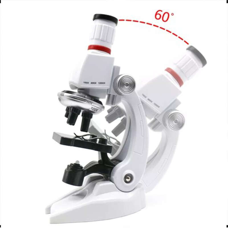 Microscope Kit Magnification 100X 400X 1200X
