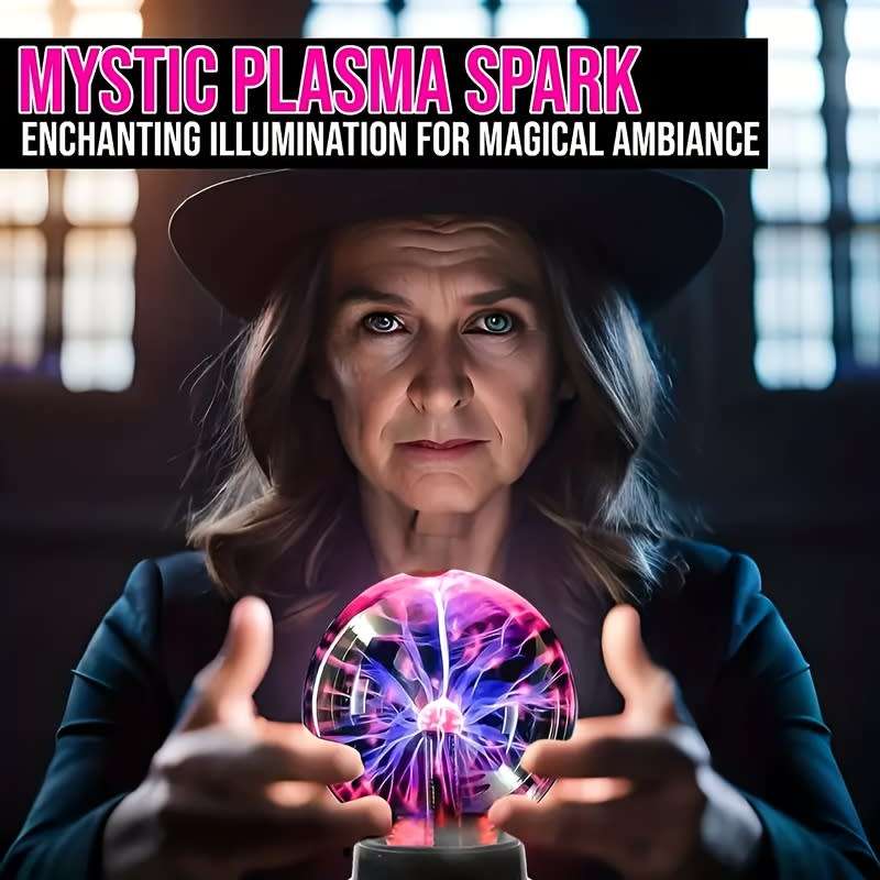 Plasma Ball Lamp Electronic Touch And Sound Sensitive Lightning Glass Dry Lava Lamp