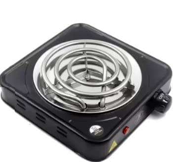 Black Knob Electric Stove Electric Cooking Heater 1000W Radiant Stove