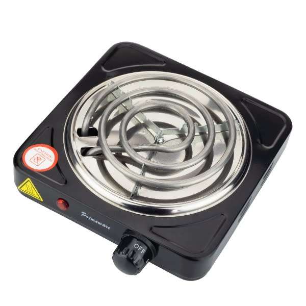 Black Knob Electric Stove Electric Cooking Heater 1000W Radiant Stove