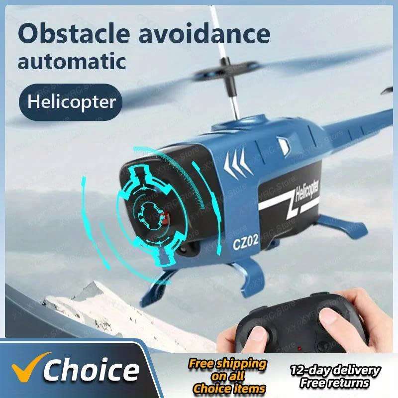 1 Piece Remote Control Airplane Flying Toy Obstacle Avoidance Drone Electric Helicopter