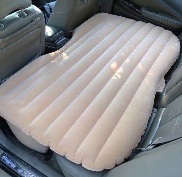 Inflatable Car Air MatTravel Camping Vacation Back Seat Inflatable Sleeping Mat (Portable)