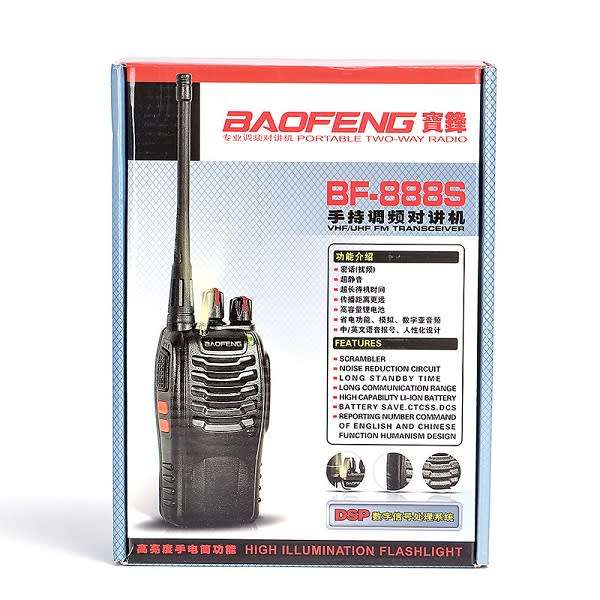 Walkie Talkie Set Baofeng BF-888S UHF Walkie Talkie 2-Way Radio  2 Piece