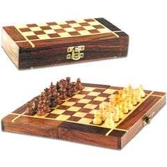 Small Wooden Chess board game