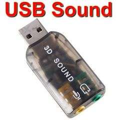 Virtual 6 channels, 3D sound support, USB input PORTABLE SOUND CARD -WIN7 SUPPORT!!
