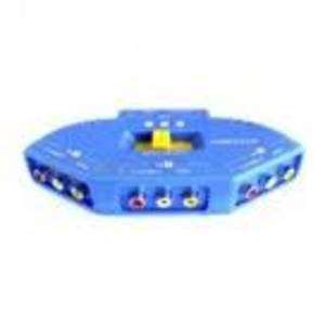 3 PORTS AV SPLITTER RCA VIDEO GAME SELECTOR SWITCH, DVD, PLAYSTATION, XBOX, Wii,etc