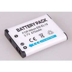 EN-EL19 Battery for Nikon Coolpix S2500 S3100 S4100