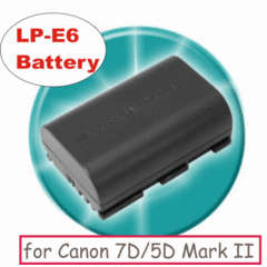 LP-E6 Battery for Canon EOS 5D Mark II, 60D and 7D (LPE6) - Fully decoded!!!
