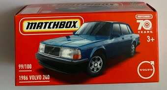 Matchbox Volvo 240 70 Years Boxed