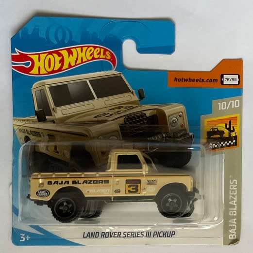 Hot Wheels Land Rover Series III Pickup