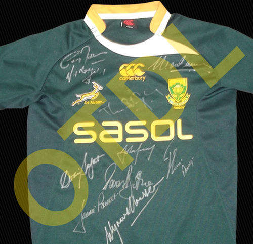 BOK CAPTAINS SIGNED JERSEY - LAST LISTING ON THIS SITE