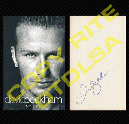 DAVID BECKHAM SIGNED AUTOBIOGRAPHY ***STARTING AT R1.00 NO RESERVE***
