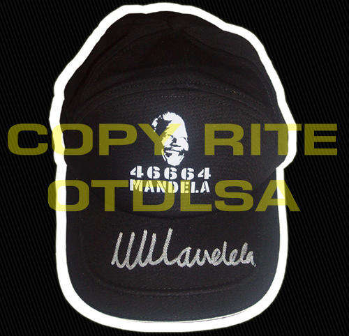MANDELA SIGNED 46664 CAP