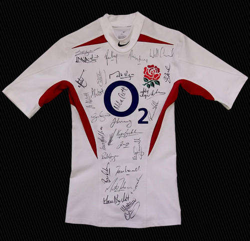 2003 ENGLAND SIGNED JERSEY - MASSIVE SALE NOW ON