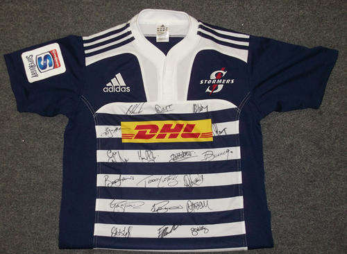 2012 STORMERS SIGNED SHIRT ---- NO RESERVE - HIGHEST BIDDER GETS IT. GOODLUCK