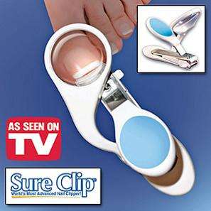 Sure Clip!! The world's most advanced nail clipper {CRAZY R1 AUCTION} {CATCHES NAILS} NO MORE MESS!!
