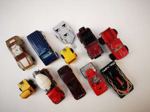 Collection of vintage diecast cars 1:64