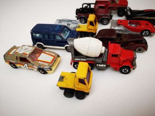 Collection of vintage diecast cars 1:64