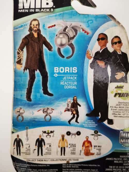 MIB 3 Boris action figure sealed pack.