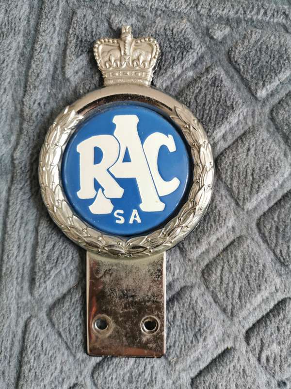 Vintage RAC Royal automobile club badge