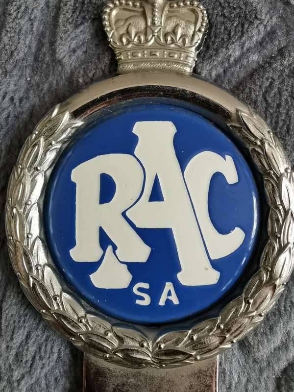 Vintage RAC Royal automobile club badge
