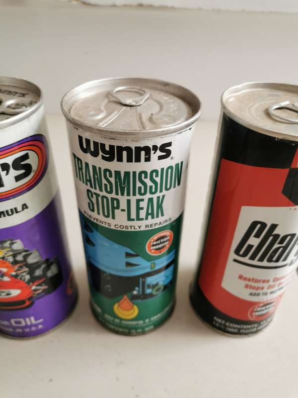 Lot of 4 vintage Wynns engine additives 1970`s