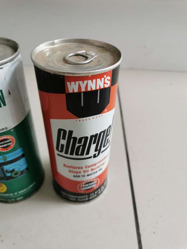 Lot of 4 vintage Wynns engine additives 1970`s