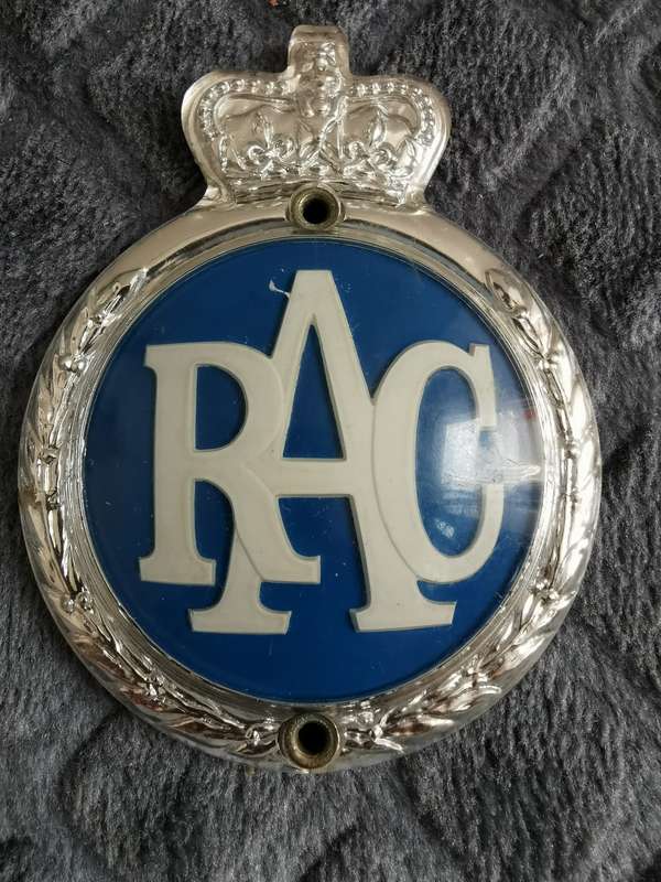 Vintage RAC Royal automobile club badge - different variation.