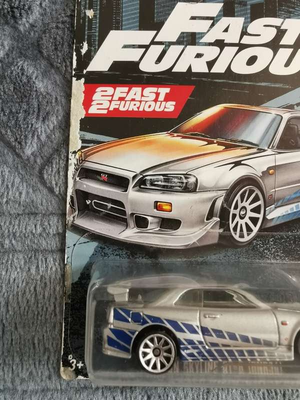 Hot Wheels Nissan Skyline GTR34 2 fast 2 furios