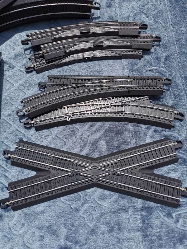 Large selection of Bachmann railway tracks.