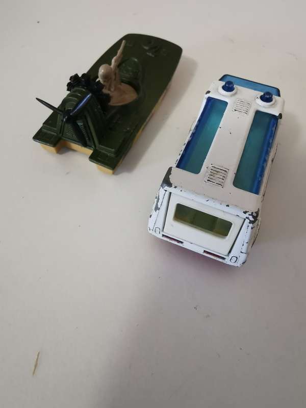 Vintage Matchbox pair Stretcha Fetcha and Swamp Rat no.30