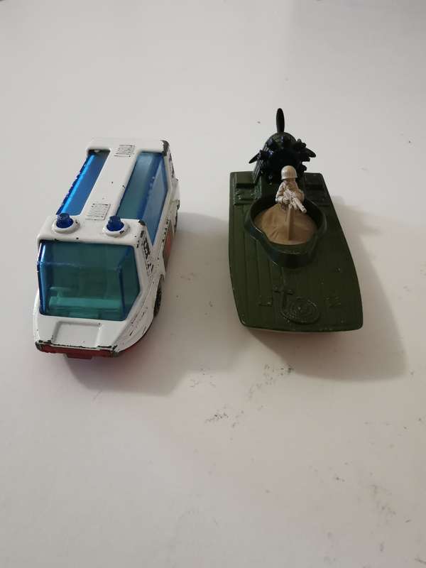 Vintage Matchbox pair Stretcha Fetcha and Swamp Rat no.30