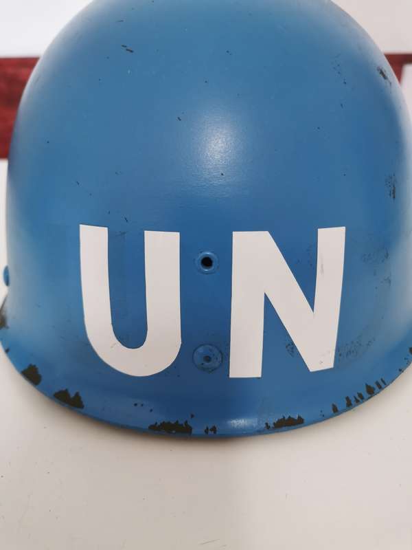 Vintage United Nations helmet