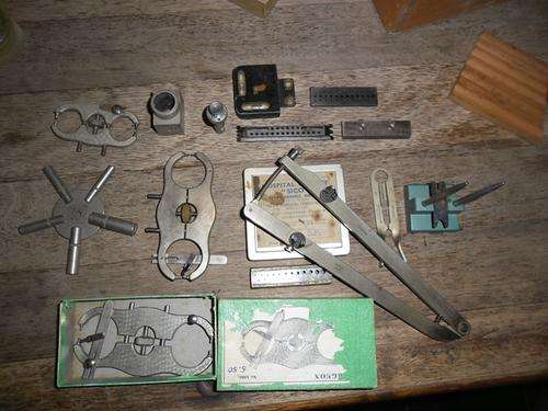 watchmakers tools and parts