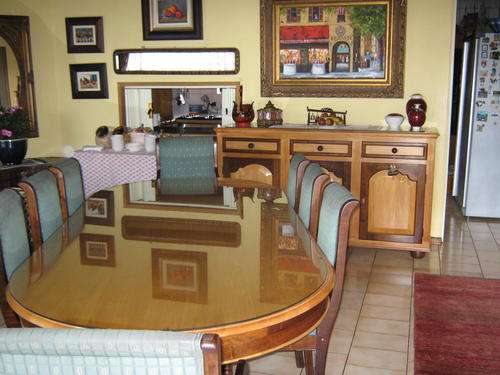 Yellowood & Imbuia Dining Room Suite